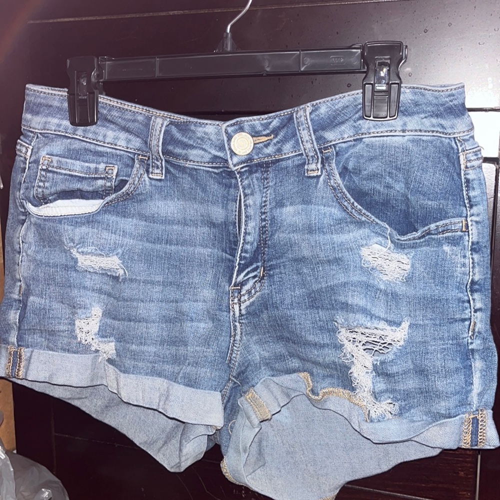 Jean shorts size 13 barley even worn
